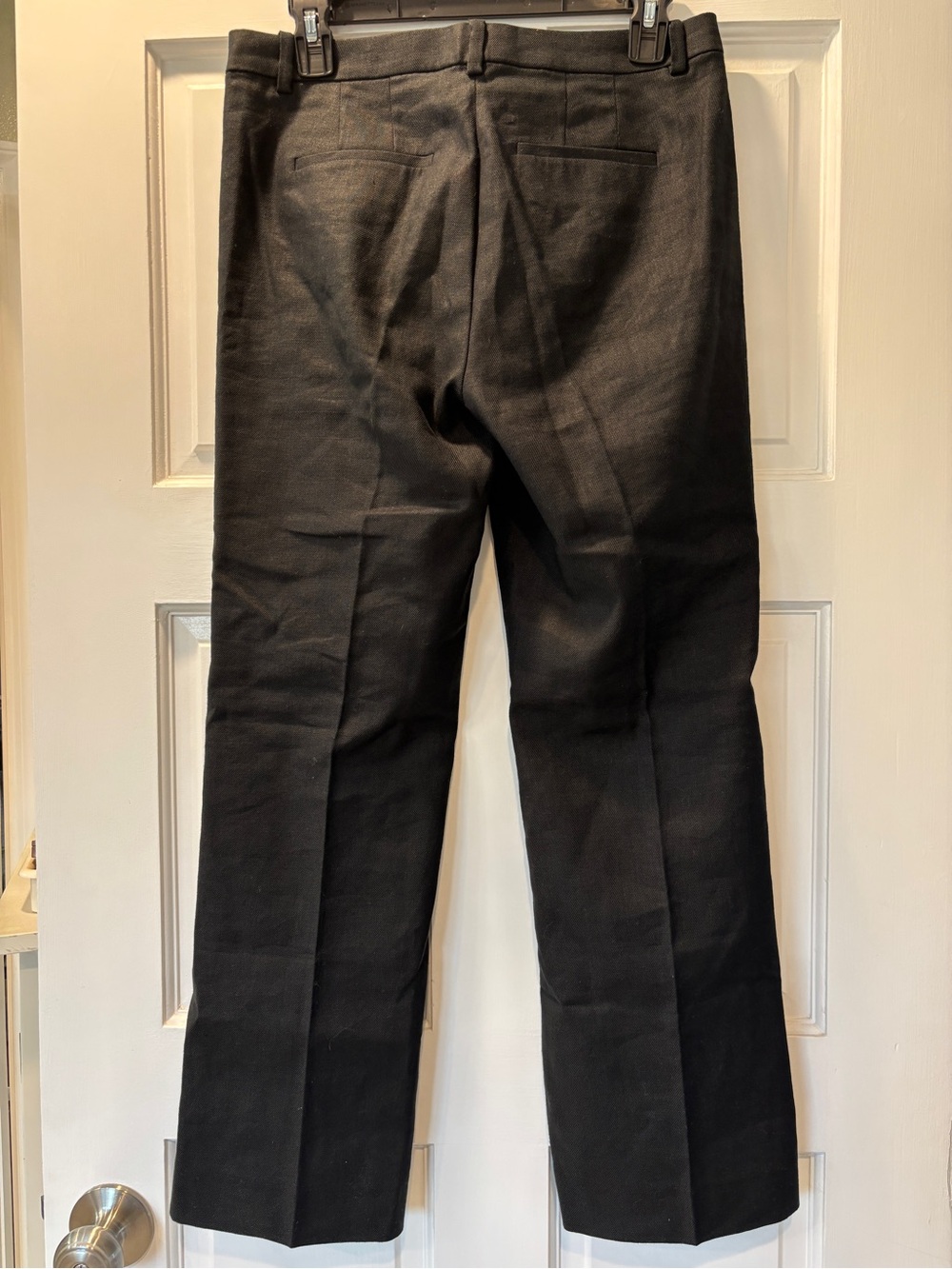 NWT J Crew Kaya pant in stretch linen blend, size 4 Black - Picture 6 of 8